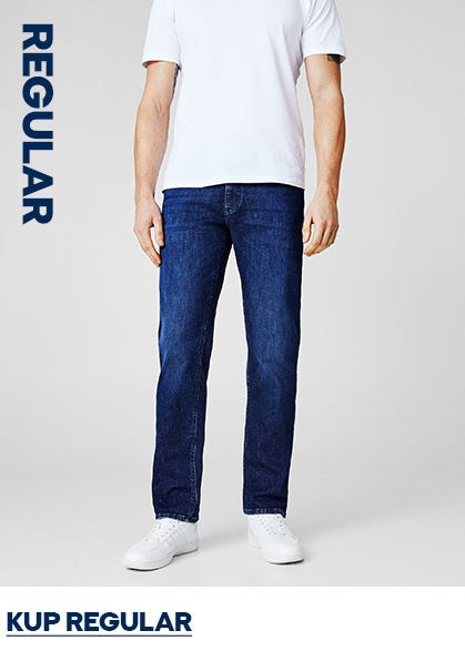 Męskie jeansy regular fit - JACK & JONES