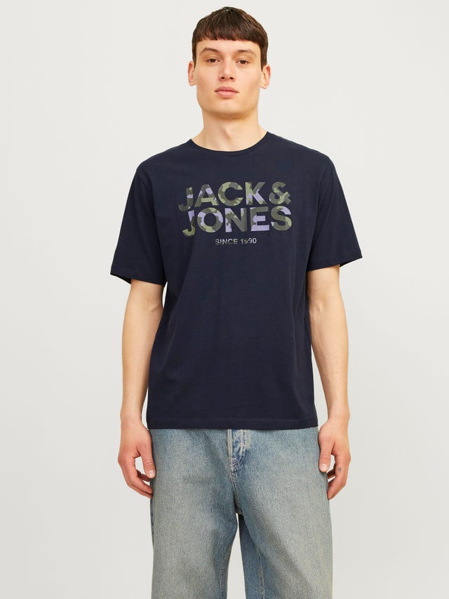 Jack & Jones Logo Crew neck T-shirt - 12266155