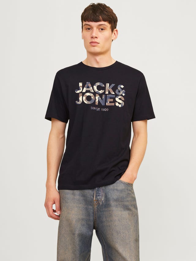 Jack & Jones Logo Crew neck T-shirt - 12266155