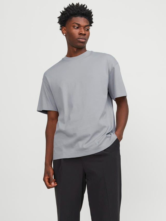 Jack & Jones Plain Crew neck T-shirt - 12254412