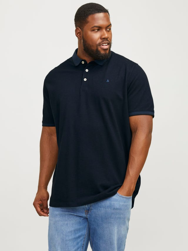 Jack & Jones Plus Size Plain Polo - 12143859