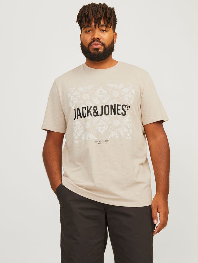 Jack & Jones Plus Size Logo T-shirt - 12265160