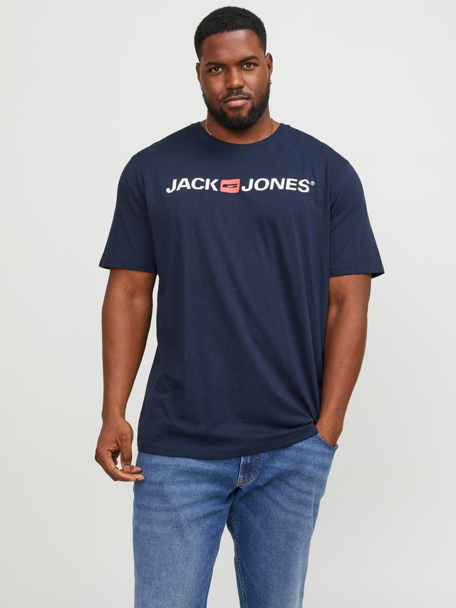 Jack & Jones Plus Size Logo T-shirt - 12184987