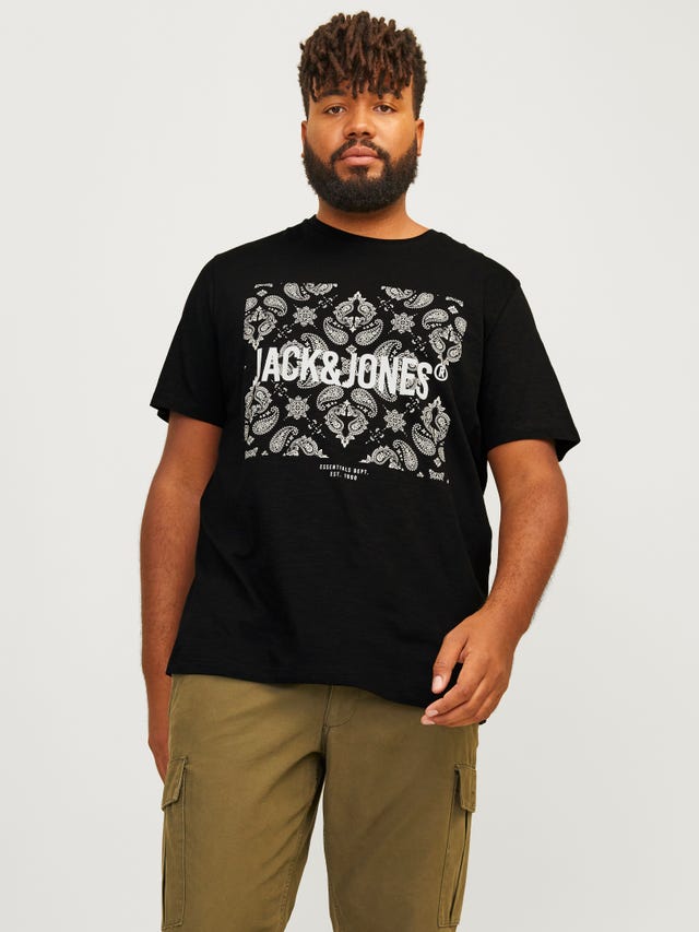 Jack & Jones Plus Size Logo T-shirt - 12265160