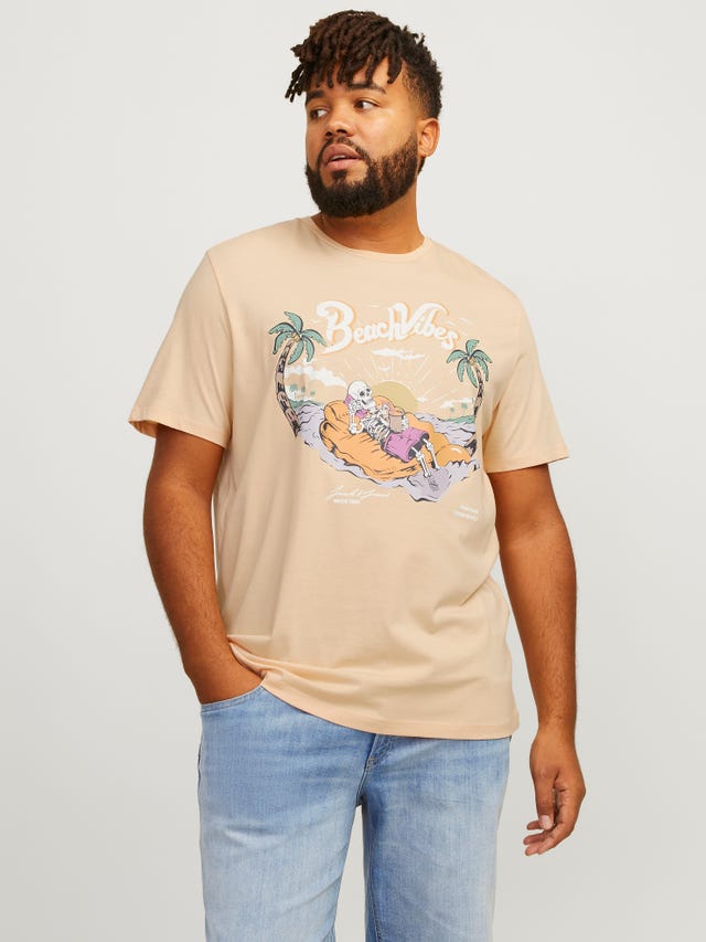 Jack & Jones Plus Size T-shirt Imprimé - 12254909