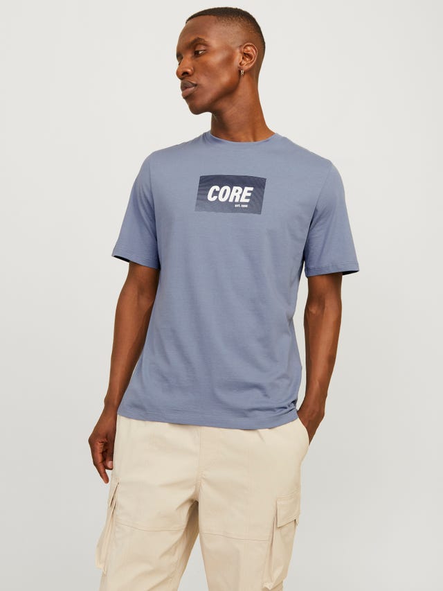 Jack & Jones Printed Crew neck T-shirt - 12255029