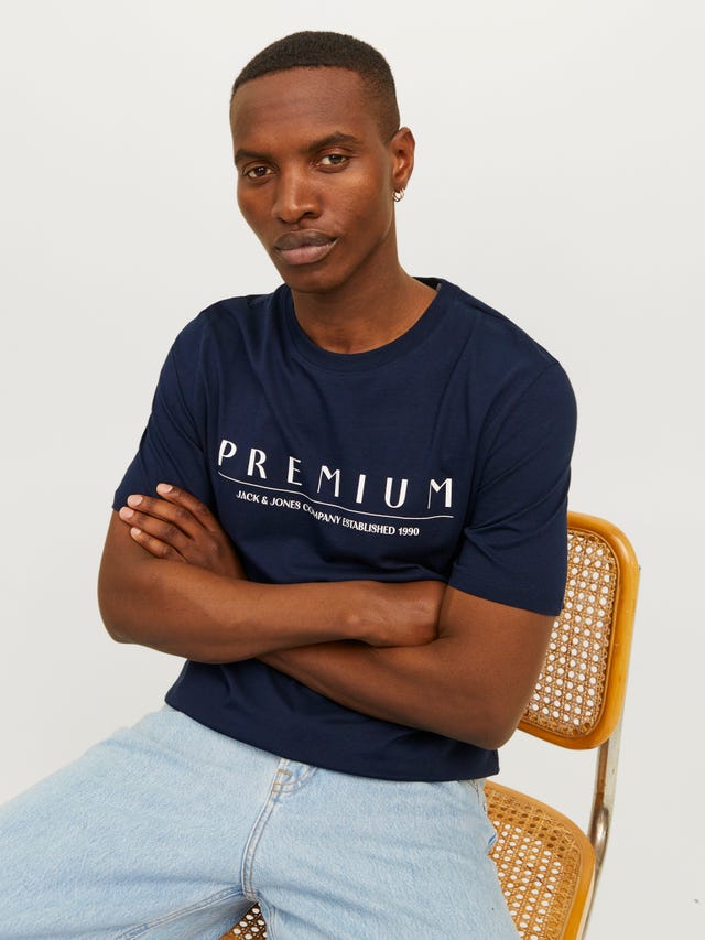 Jack & Jones Printed Crew neck T-shirt - 12255164