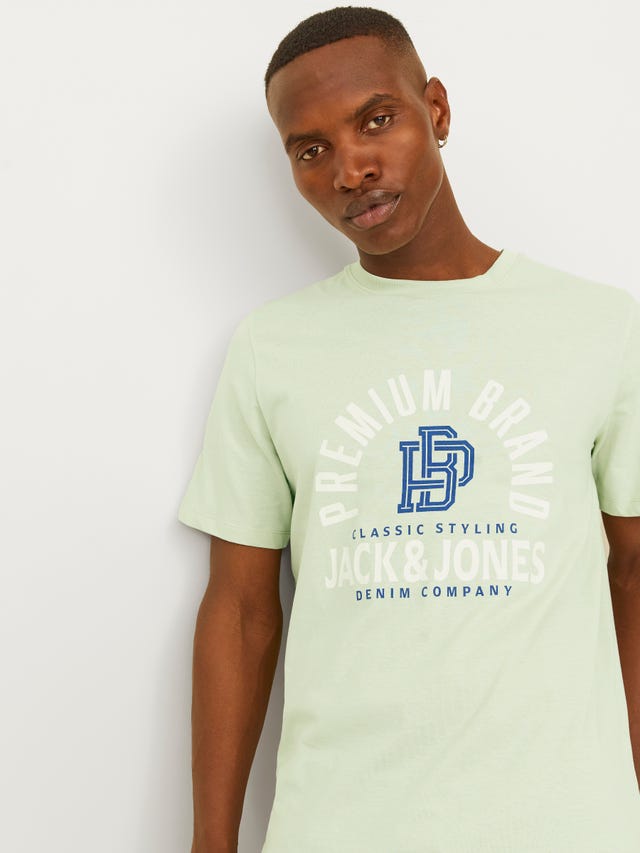 Jack & Jones Printed Crew neck T-shirt - 12255165