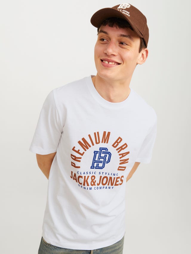 Jack & Jones Printed Crew neck T-shirt - 12255165