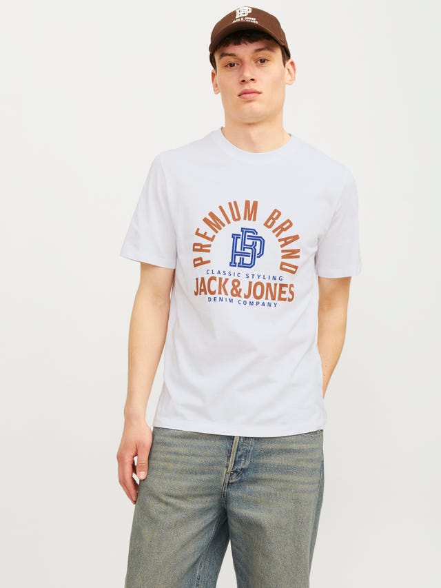 Jack & Jones Printed Crew neck T-shirt - 12255165