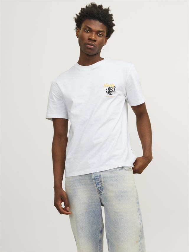 Jack & Jones Printed Crew neck T-shirt - 12256540