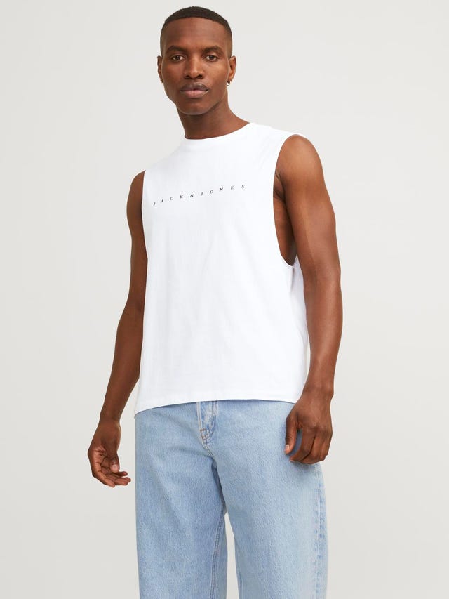 Jack & Jones Nyomott mintás Környak Trikó - 12249131