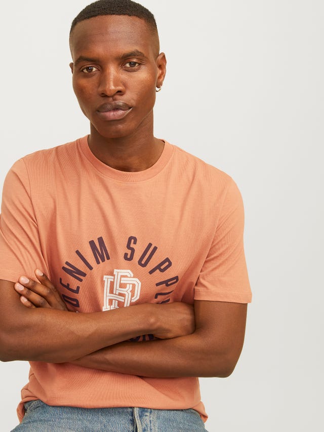 Jack & Jones Printed Crew neck T-shirt - 12255165