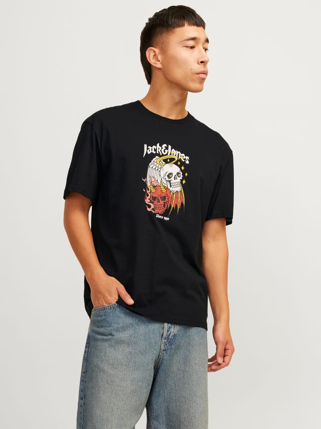 Jack & Jones Gedruckt Rundhals T-shirt - 12262491