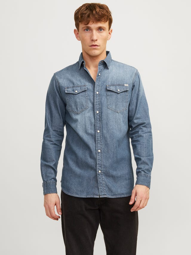 Jack & Jones Slim Fit Jeanshemd - 12138115
